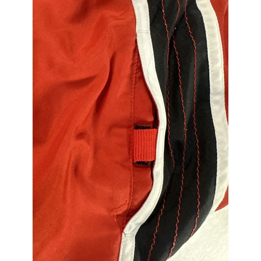 Nike Red Black Men's‎ Swim Trunks Size L Pockets - Vintage Nike Swim Shorts